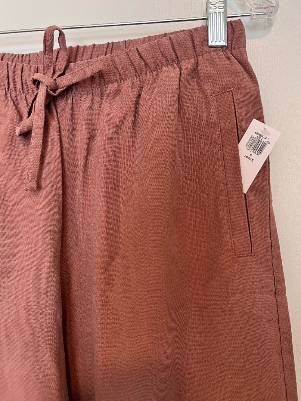 Old Navy High-Waisted Drapey Cargo Wide-Leg Pants Taupe Sz Small-Petite NWT